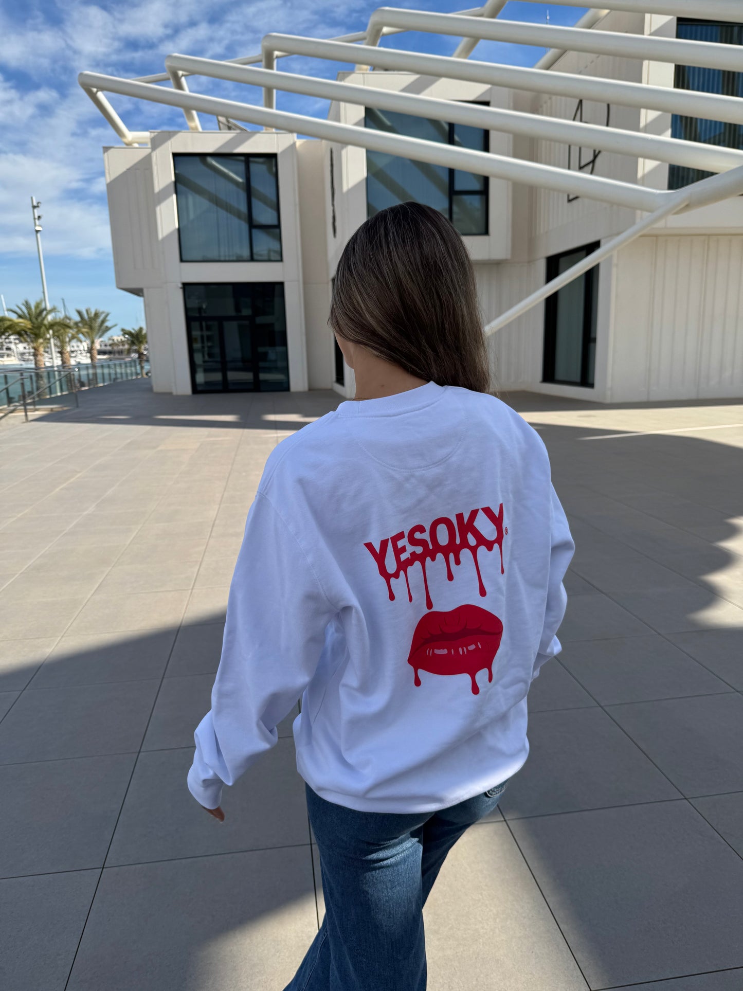 YESOKY® · The Kiss of Fire II — Unisex Premium Sweatshirt. 🎨